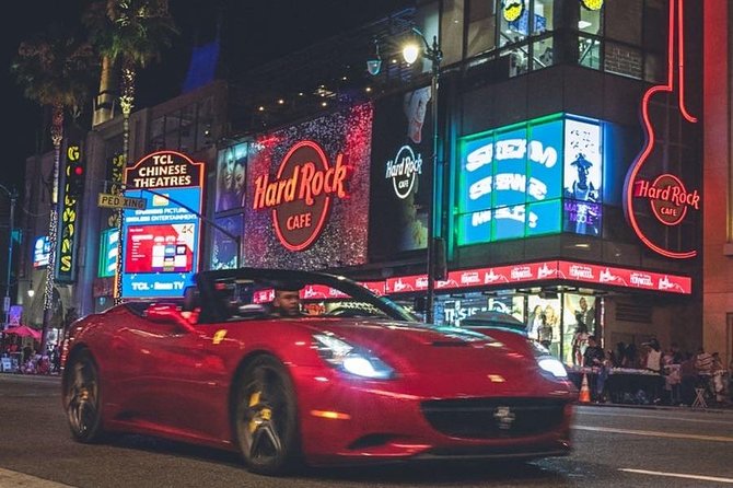 1-Hour Driving Tour from Hollywood to Beverly Hills in a Ferrari - From Hollywood Boulevard toward Beverly Hills