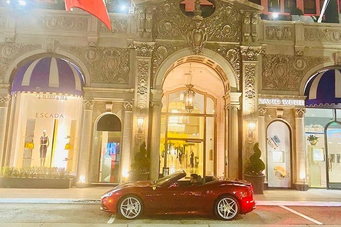 1-Hour Driving Tour from Hollywood to Beverly Hills in a Ferrari - Timing, passenger fit and weather