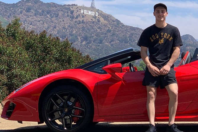30-Minute Driving Tour: Explore Hollywood in a Lamborghini - From El Capitan to the hills above Hollywood