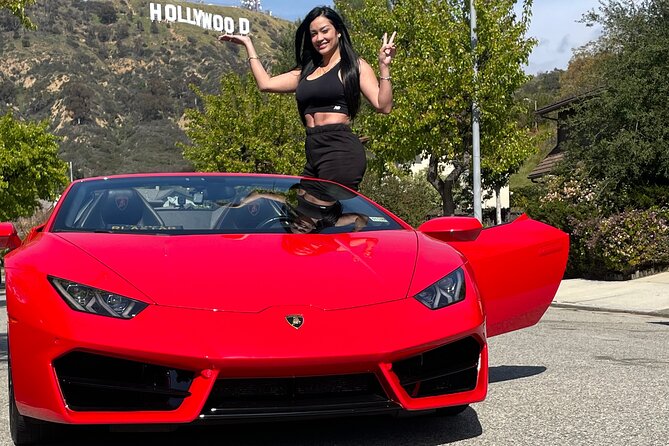50-Minute Driving Tour: Explore Los Angeles in a Lamborghini - A short Hollywood route with a big-car focus