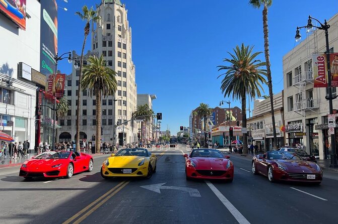 50-Minute Driving Tour: Explore Los Angeles in a Lamborghini - Starting among Hollywood’s famous theaters