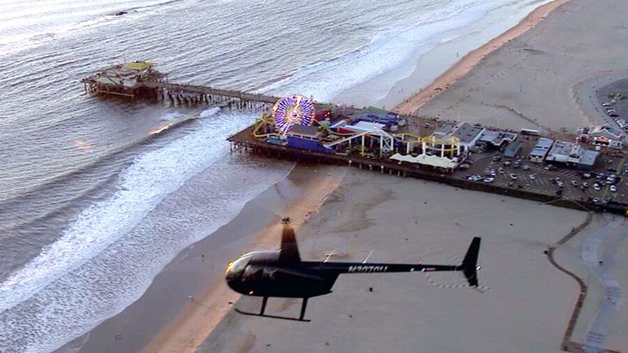 California Coastline & Hollywood Celebrity Helicopter Tour - The coastline from Marina del Rey to Santa Monica