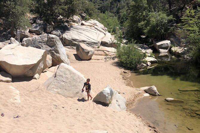 Dirty American Freedom Off-Road Adventure Tours - Pilot Rock and the view over Silverwood Lake