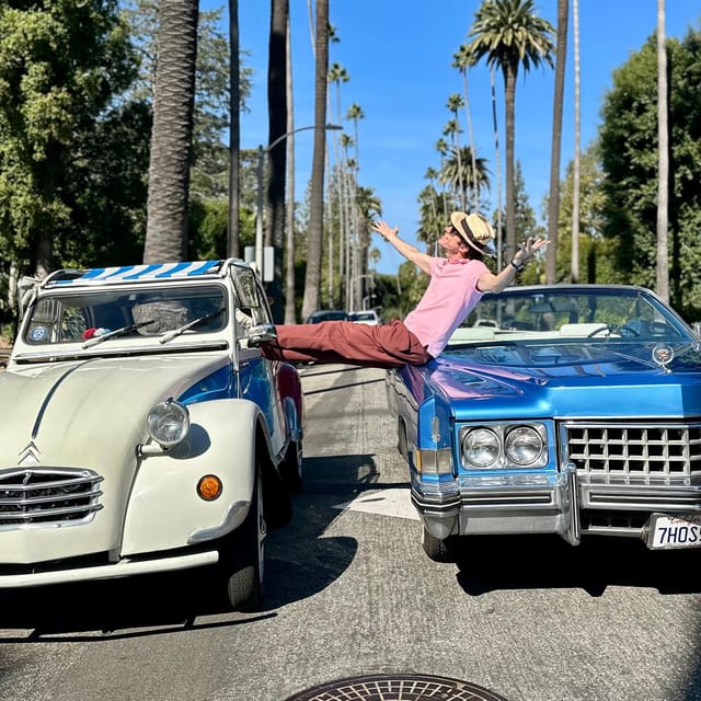 Discover LA in a 1973 Cadillac Eldorado convertible - A classic car tour with a useful purpose
