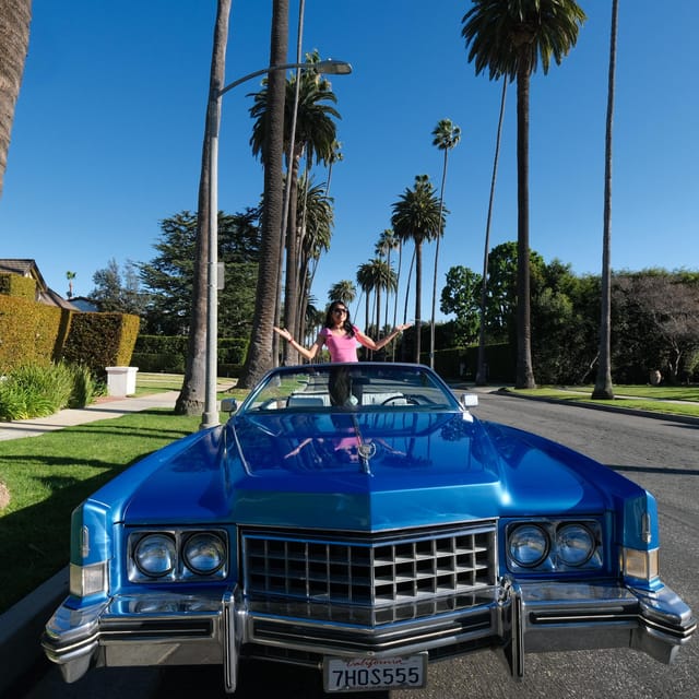 Discover LA in a 1973 Cadillac Eldorado convertible - Hollywood Boulevard and the Walk of Fame