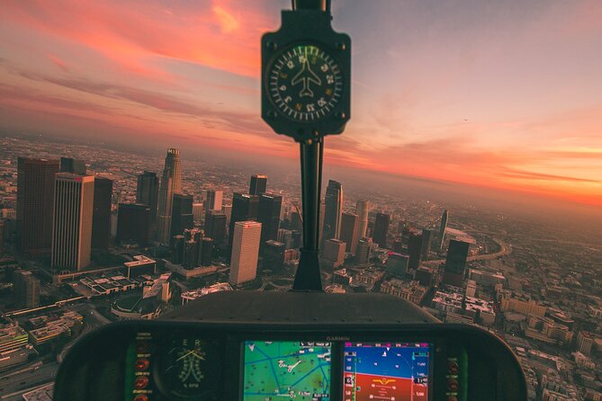 Downtown LA Lights: Your Private Sunset and Night Helicopter Tour - The price: high, but shared by your group