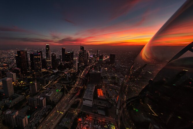 Downtown LA Lights: Your Private Sunset and Night Helicopter Tour - A private cabin makes the flight feel personal