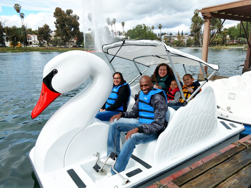 Echo Park Lake: Swan Pedal Boat Rental - The small drawbacks worth planning around