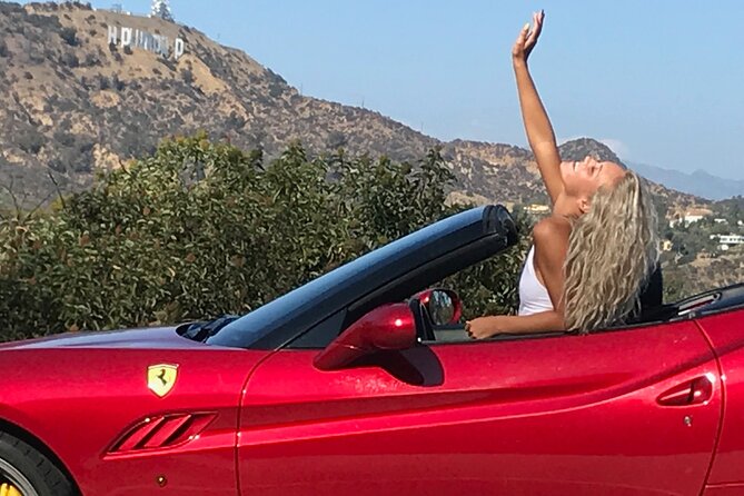 Ferrari "California T" Private Tour to Hollywood Sign View Point - Who will enjoy this short drive