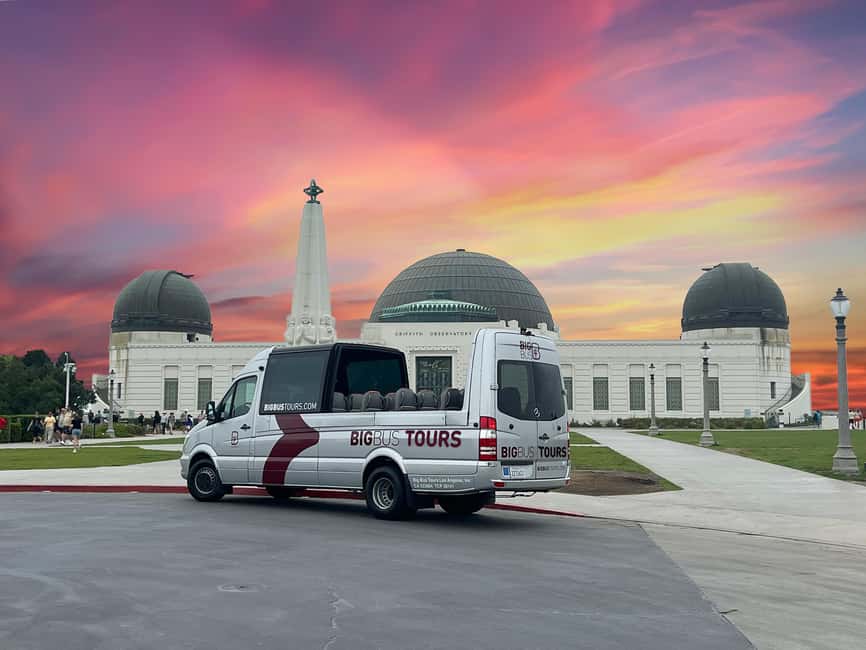 From Los Angeles: Griffith Observatory Open-top Sunset Tour - What the 90-minute schedule really allows