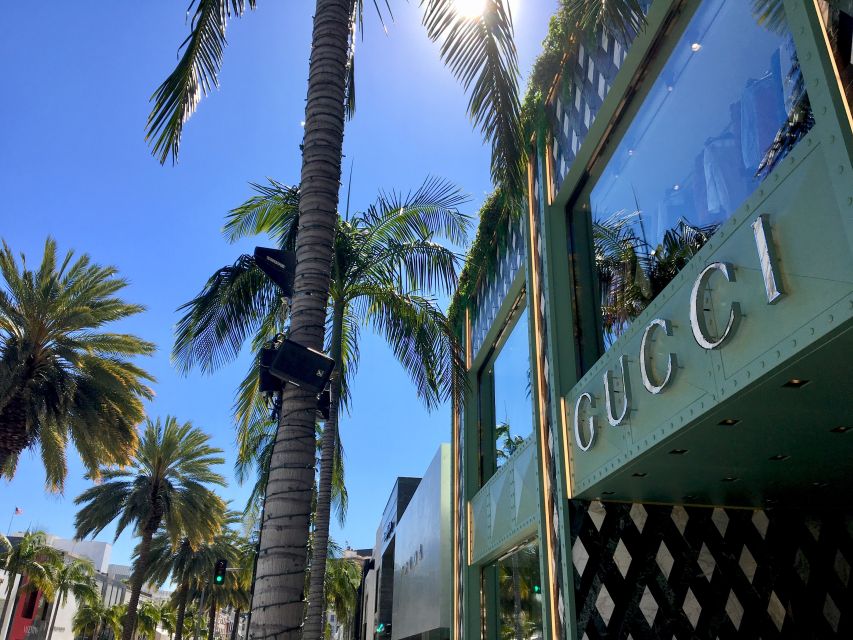Full-Day City Tour of LA, Hollywood, Beverly Hills & Beaches - Sunset Strip views from the vehicle