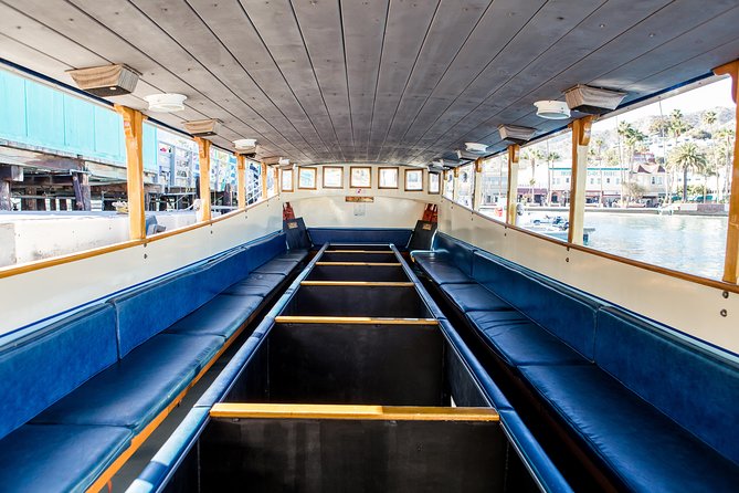 Glass Bottom Boat: Catalina Island Tour - The viewing panels, the captain, and the small-boat feel
