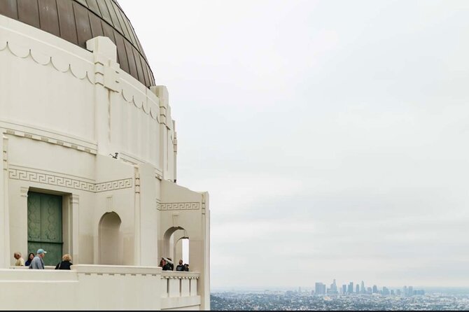 Half Day Best of Los Angeles Guided City Tour - Museum Row from the bus window