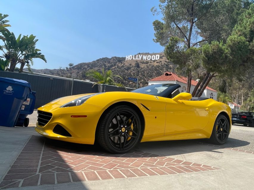 Hollywood: 30 min Hollywood Sign Ferrari Tour - What the price gets you