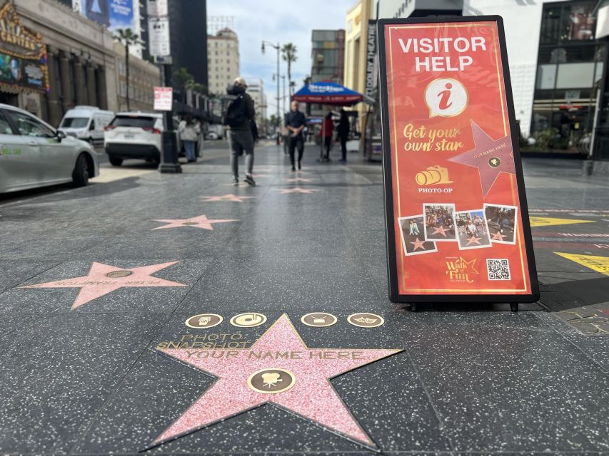 Hollywood: Make Your Own Star Walk of Fame Photo Experience - From Andre’s Pizza to your camera-ready pose