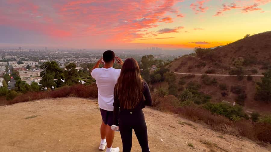 Hollywood Walking & Hiking Sunset Tour with LA Skyline Views - From Ovation Hollywood to the Walk of Fame