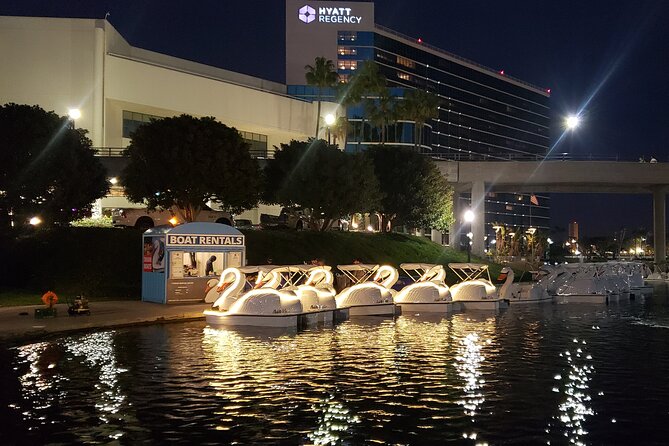 Illuminated Swan Boat Night Ride on Rainbow Lagoon in Long Beach - Is $13 a good value?