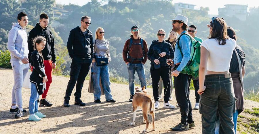 LA: Express Hollywood Sign Guided Walking Tour with Photos - The uphill walk through Griffith Park