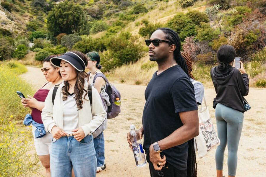 LA: Hollywood Sign Tour with Comedians, Dogs, & Epic Photos - Starting at the Smokey the Bear sign