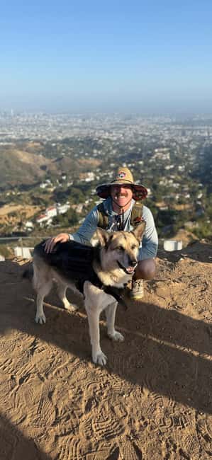 LA: Hollywood Sign Tour with Comedians, Dogs, & Epic Photos - Following the trail toward the sign