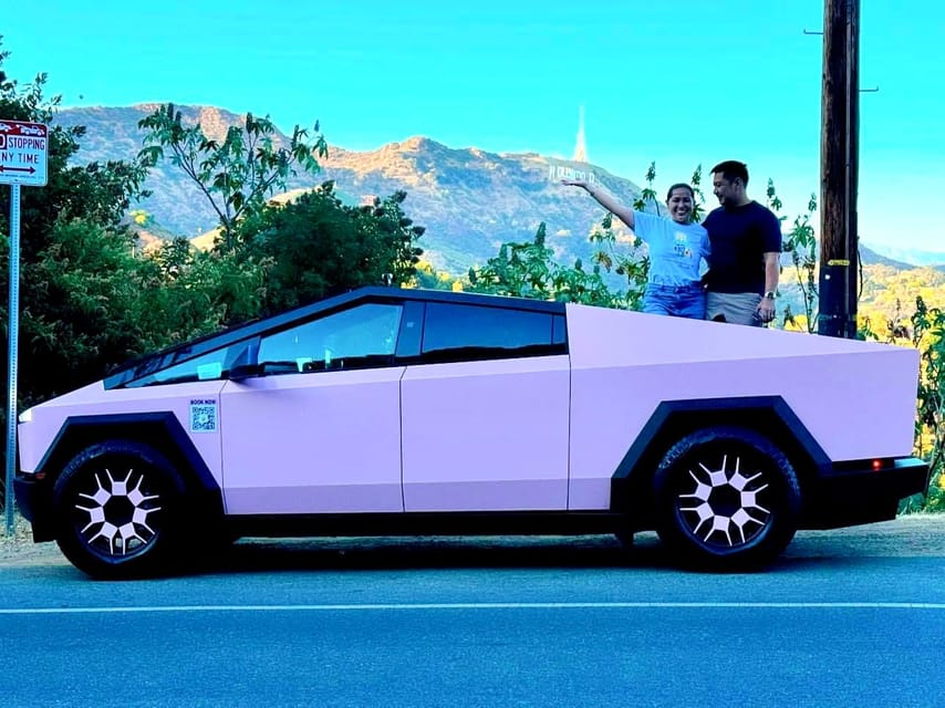Los Angeles: 30-Minute Hollywood Sign Tesla Cyber Truck Tour - A short Hollywood ride built around the Cybertruck