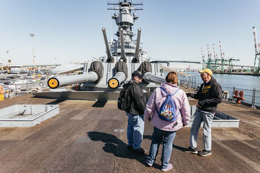 Los Angeles: Battleship Iowa Museum Ticket - Climb to the 03 Level Flag Bridge