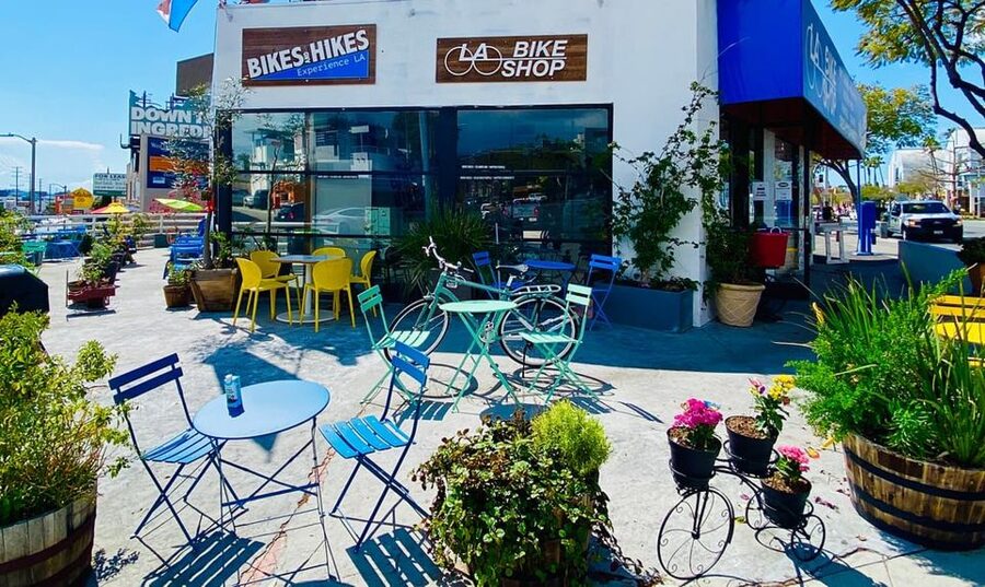 Los Angeles: Bike Rental (all types) - Heading toward Hollywood, Beverly Hills, and Bel-Air