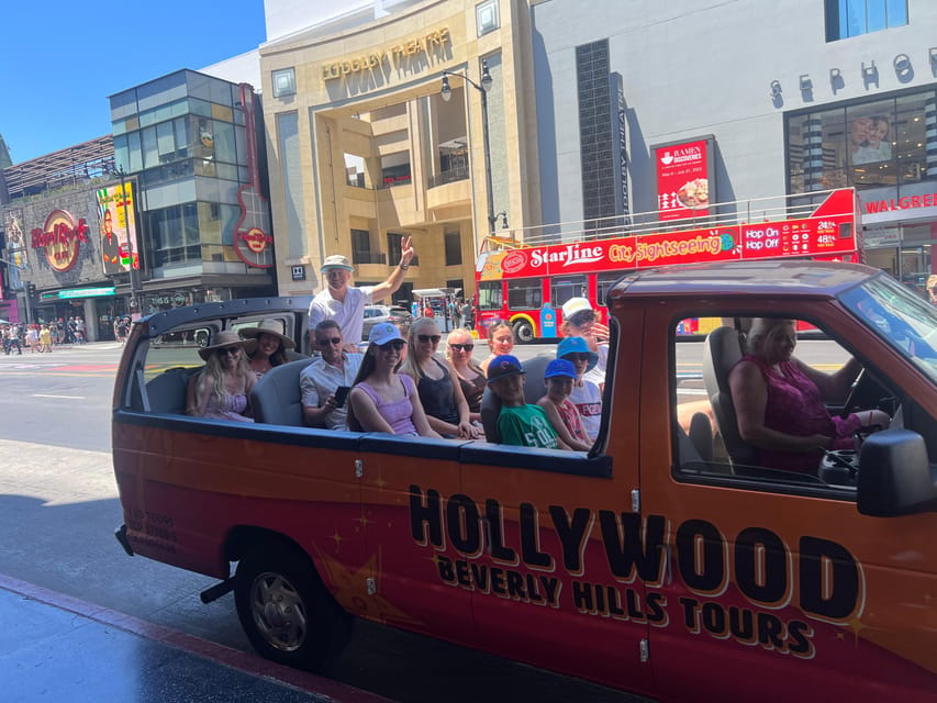 Los Angeles: Hollywood and Beverly Hills Open-Top Bus Tour - Melrose Avenue and the Sunset Strip