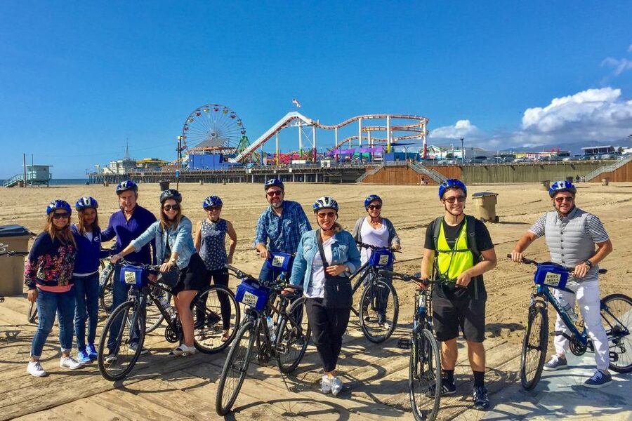 Los Angeles: LA in a Day Guided Electric Bike Tour - Marina del Rey and Culver City on the return