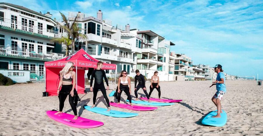 Los Angeles: Surfing Lesson in Venice Beach - Taking the Lesson Into the Water
