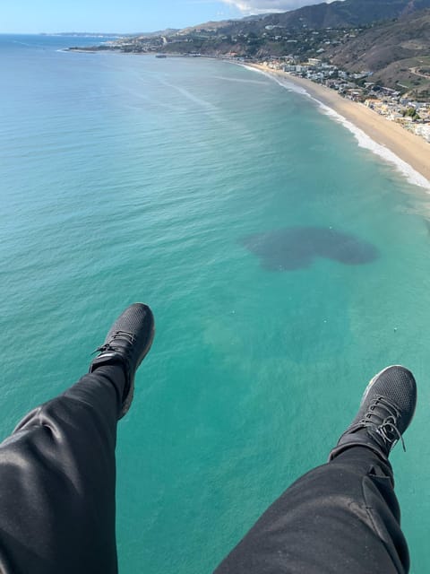 Malibu Hills to Beach: Tandem Paragliding Flight Adventure - From the beach meeting point to the hills