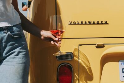 Vintage VW Bus and Vineyard Tour