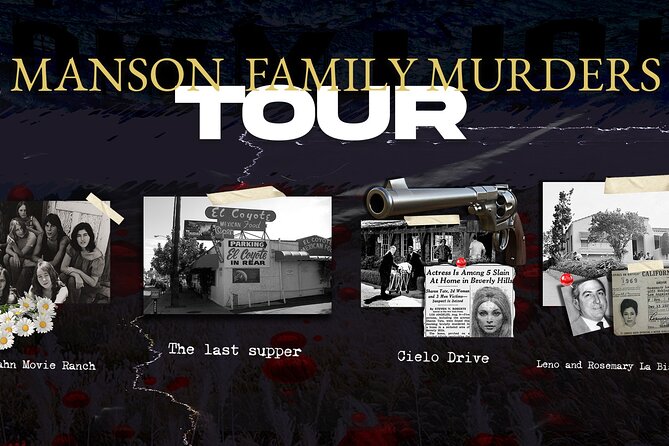 Manson Family Murders Funeral Limo Tour in LA - From Hollywood Boulevard to the murder sites