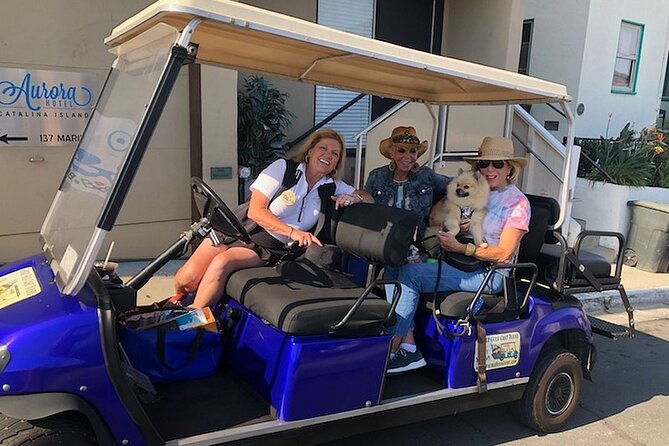 Private Guided Golf Cart Tour of Avalon - Pebbly Beach, the Casino, and the waterfront