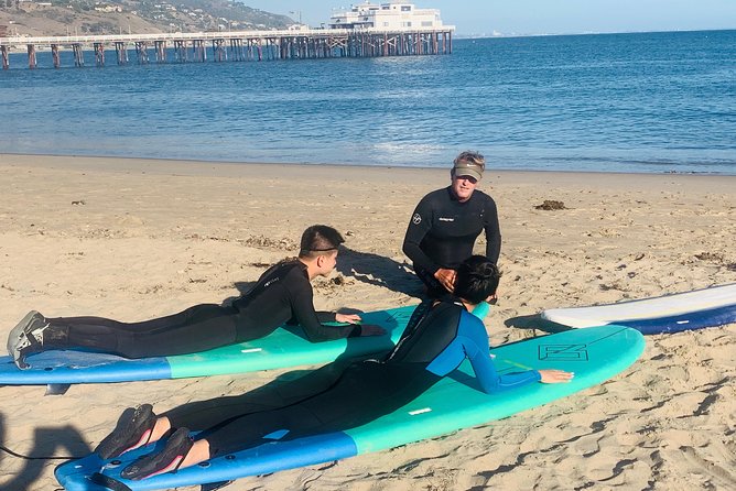 Private Surf Lessons in Malibu - Sand First, Then the Water