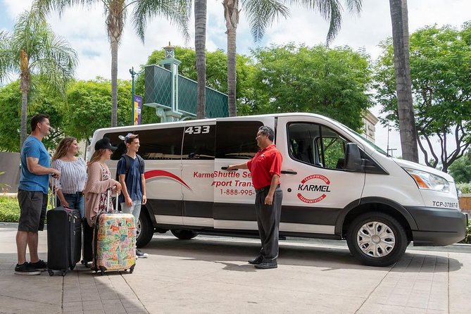 Private Van Airport Arrival Transfer: John Wayne Airport to Anaheim Resort Area - A direct ride from John Wayne Airport