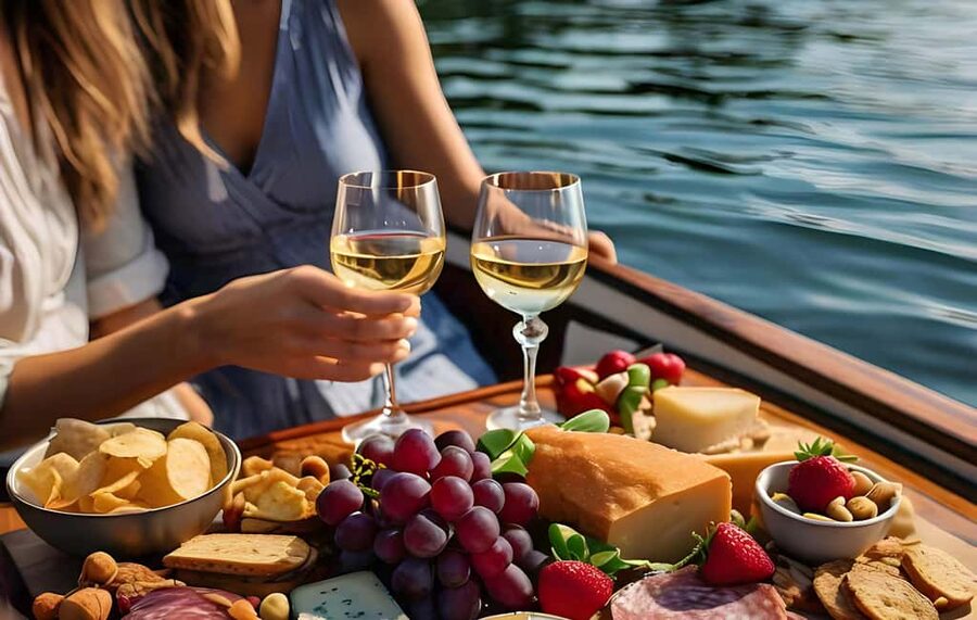 Romantic Boat Cruise with Wine & Cheese or Surprise Dinner - At a glance