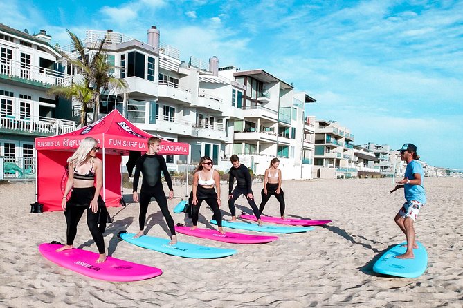Shared 2 Hour Small Group Surf Lesson in Santa Monica - Starting at 20 Bicknell Ave
