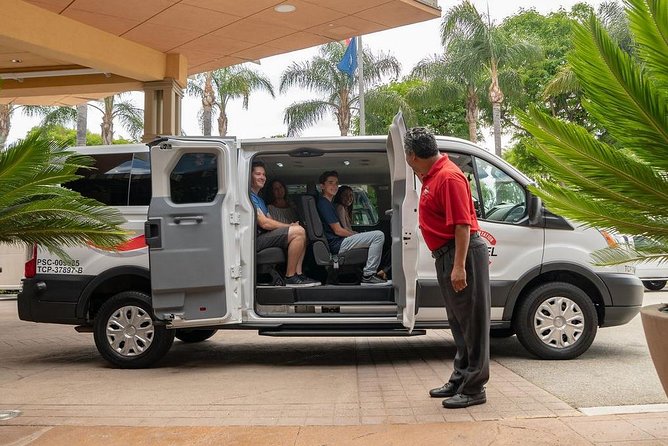 Shared ride Arrival Transfer John Wayne airport to Anaheim hotels - Key points before you book