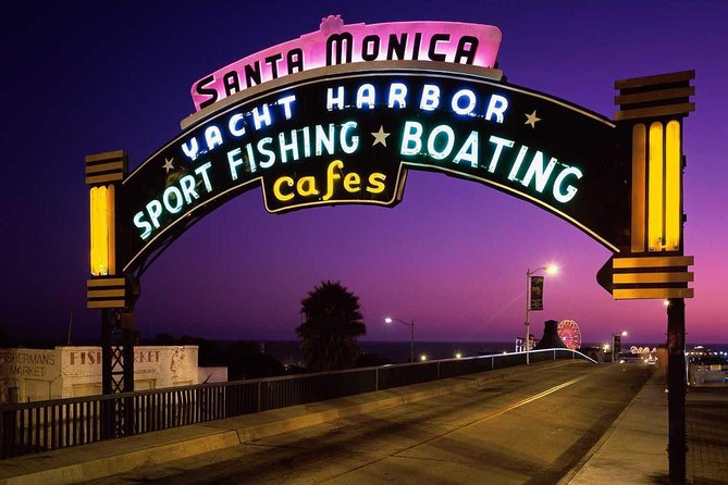 Small-Group Day Tour of Hollywood, Los Angeles and Beaches from Anaheim - Santa Monica Pier is the longest coastal pause