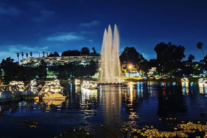 Swan Boat Night Ride at Echo Park Lake - Who will enjoy the swan boats most?